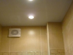 Натяжные потолки для туалета 2